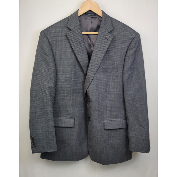 Ralph Lauren Other - Lauren Ralph Lauren Sportcoat Blazer Jacket 44S Dark Gray 100% Wool Microcheck